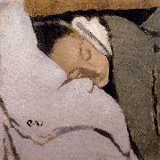 Edouard Vuillard Sleeping woman Spain oil painting artist